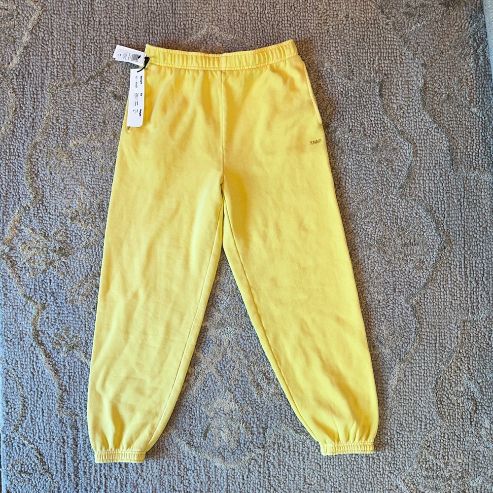 NWT Aritzia TNA New Cozy Fleece Boyfriend Basic Sweatpants